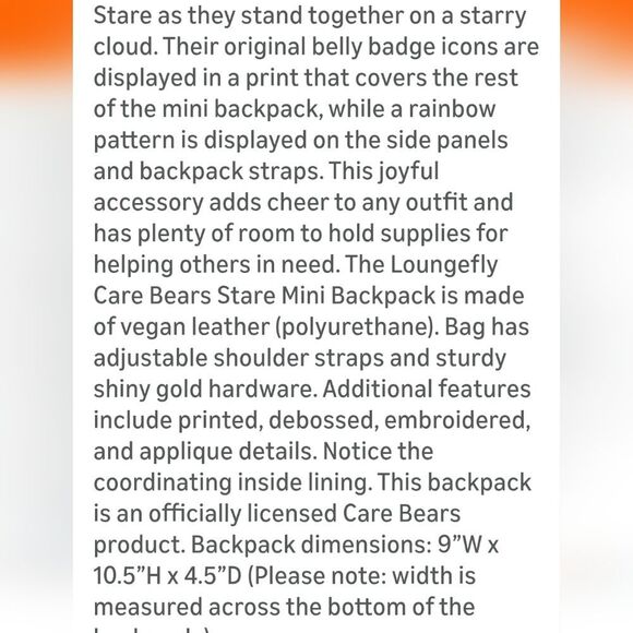 Care Bears Rainbow Bears‎ Backpack main image 6